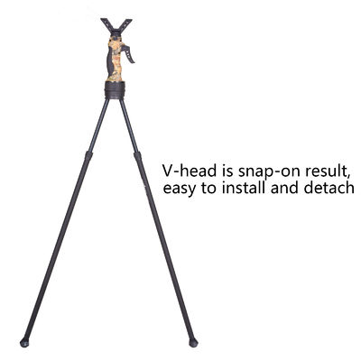 Weaver Picatinny Mount Shooting Sticks With Leg Folding And Angle Adjustment